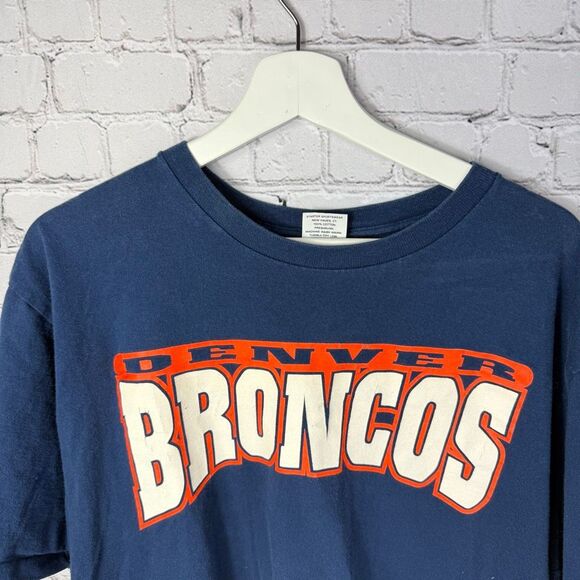 Vintage Starter Denver Broncos Single Stitch Graphic T shirt Size Large RARE - Picture 3 of 7